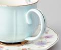 Чайный набор "ВРЕМЕНА ГОДА" 42-565 на 6 персон, 12 предметов (250 мл), голубой