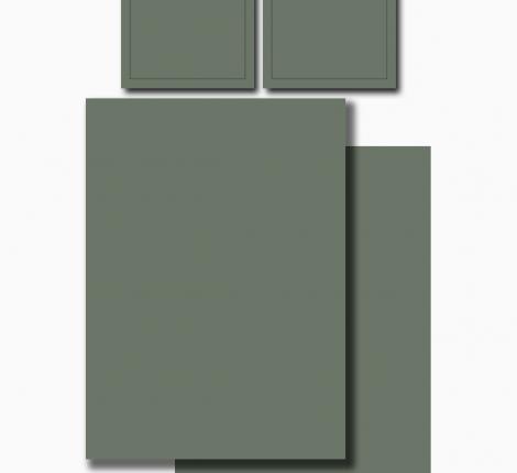 Постельное бельё "Lefard" SOLID (зелёный) Сатин ДеЛюкс, 1,5 спальный