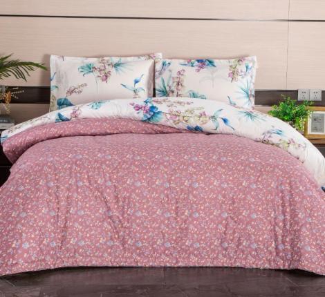 Постельное белье с одеялом "Kazanov.A." Селина (карамель роза антика), Семейный