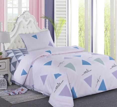 Постельное белье детское "Sofi de Marko" Тригли (розовый) Сатин, 1,5 спальный