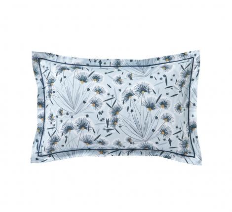 Постельное бельё "Blanc des Vosges" FLOREA BLEU celeste Сатин ДеЛюкс, Евро