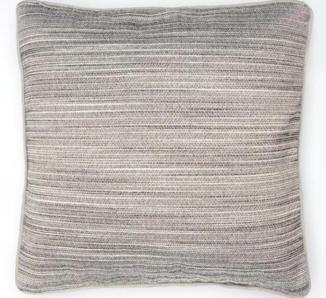 Подушка декоративная "BRUMA" 40х40, серо-белая полоска