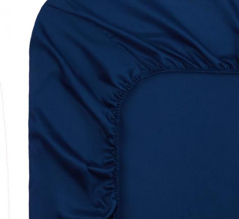 Простыня на резинке "Sofi de Marko" Мармис (сапфир) Сатин, 200х200х30