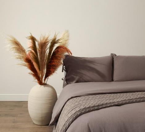 Постельное белье "Sofi de Marko" Аредель (шоколад) Лён, Евро