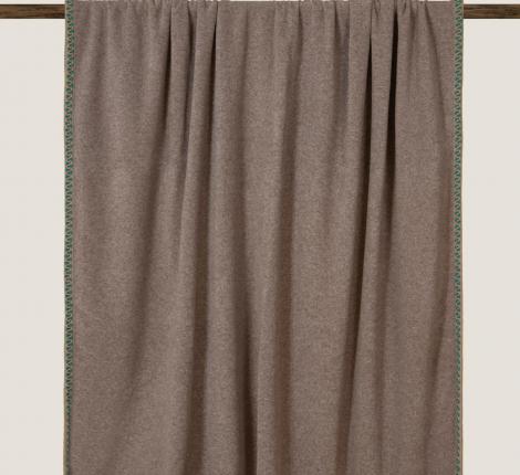 Плед Frati "SOFT BAMBOO" TORTORA с тесьмой Coco (коричневый), 160х200