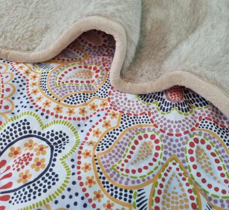 Одеяло тёплое Magic Wool &quot;Локон-Узоры&quot; шерсть мериноса, 160х200