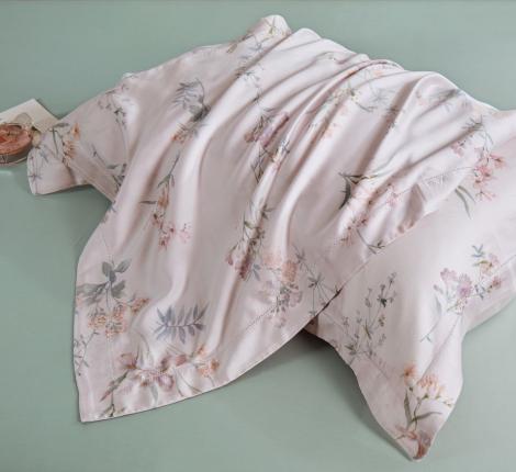 Комплект простыни "Asabella" 2191-3P Тенсел, 240х260 с 2 наволочками 50х70 см