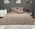 Постельное белье с одеялом "Kazanov.A." Шеффилд (капучино) Сатин, Евро