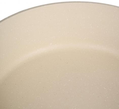 Сотейник с крышкой "AGNESS"  902-105 с антипригарным покрытием PFLUON MARBLE, 26*7,5 см