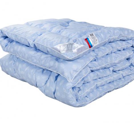 Одеяло всесезонное "Лебяжий пух" 172х205 (голубой)