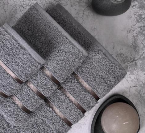 Полотенце махровое AMBIELLA "SPA" 50x80, серый