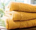 Полотенце махровое "Blanc des Vosges" UNI CURRY (желтый), 40х60