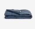 Дорожный плед пуховый "TRAVEL PLAID GRASS INDIGO", 140х200