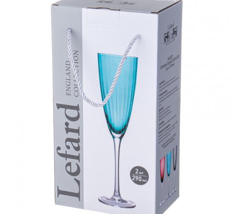Набор бокалов для шампанского 2 штуки "MIRAGE" EMERALD, 290 мл