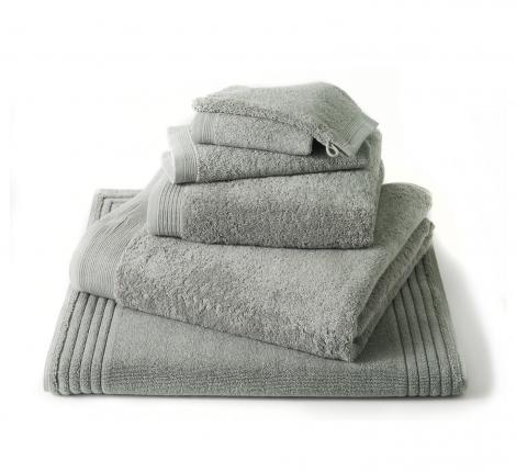 Полотенце махровое "Blanc des Vosges" UNI SILVER (серый), 55х110