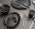 Набор столовых приборов "SPIGA" Anthracite 116 на 6 персон, 24 предмета