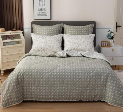 Постельное белье с одеялом "Sofi de Marko" Бернадетт №58 Сатин, 1,5 спальный