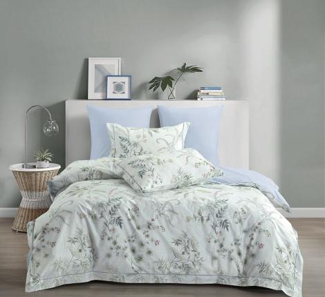 Постельное белье "Asabella" 2343-6 Сатин, Евро