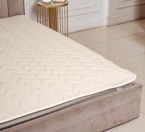 Наматрасник Лежебока "ЛЁН и ХЛОПОК", 160х200