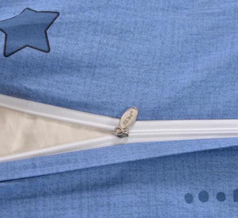 Постельное белье детское "Sofi de Marko" Диноленд (белый) Сатин, 1,5 спальный