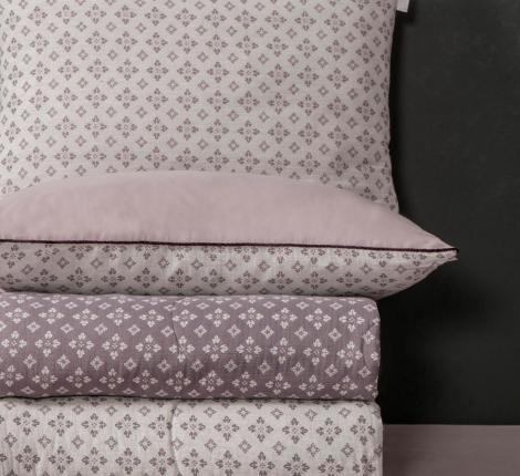 Постельное белье с одеялом "Kazanov.A." Кемер (лаванда платина) Муслин, 1,5 спальный