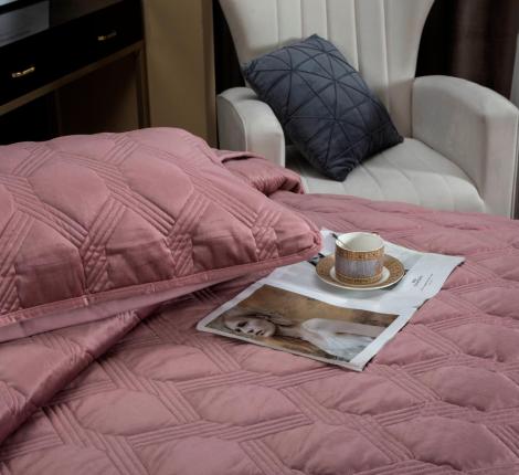 Покрывало велюровое "Kazanov.A." Kendall (пыльная роза), 240х260