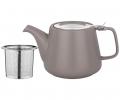 Чайник с металлическим ситом "VELOUR" (серый), 1200 мл
