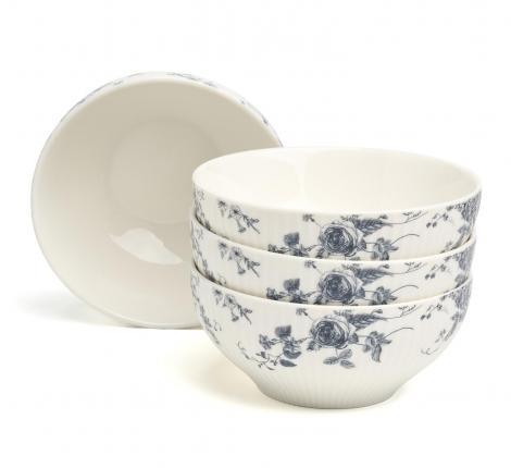 Набор салатников 4 шт. "BLUE GARDEN", диаметр 11,5 см