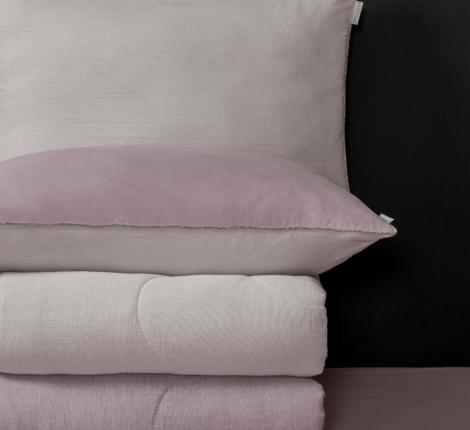 Постельное белье с одеялом "Kazanov.A." Османтус (лаванда перламутр) Муслин, Евро