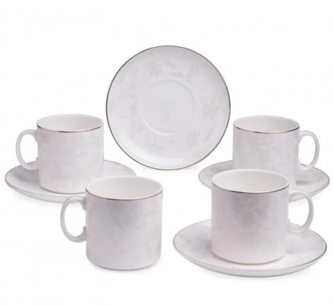 Чайный набор "СНЕЖНАЯ КОРОЛЕВА" на 8 персон, 4 предмета (270 мл)