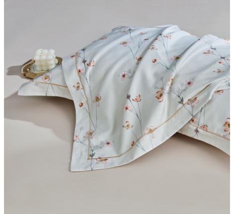 Постельное белье с одеялом "Asabella" 2119-OSPS Мако-Сатин, 1,5 спальный