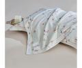 Постельное белье с одеялом "Asabella" 2119-OSPS Мако-Сатин, 1,5 спальный