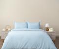 Постельное белье "Siberia" Сэнди (голубая) Ранфорс, 1,5 спальный
