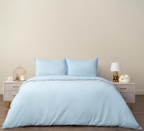 Постельное белье "Siberia" Сэнди (голубая) Ранфорс, 1,5 спальный