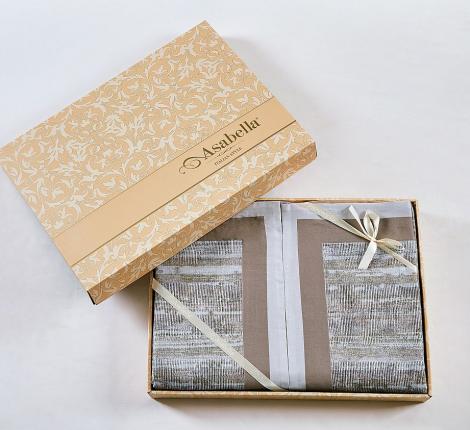 Постельное белье "Asabella" 2363-7 Фланель, Семейный