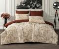 Постельное бельё с одеялом "Kazanov.A." Linen Batik (корица лен) Сатин, Евро
