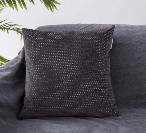 Наволочка декоративная "Sofi de Marko" Мулен Руж (антрацит) Велюр, 45х45 