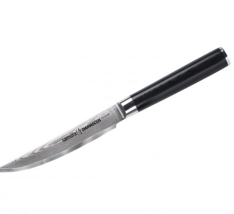 Нож кухонный &quot;Samura DAMASCUS&quot; для стейка 120 мм, G-10