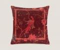Подушка Frati "BIRDS OF PARADISE" BORDEAUX (бордовый), 50х50