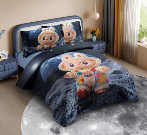 Постельное белье "Cristelle" Amante AM01-163-50 Сатин, 1,5 спальный