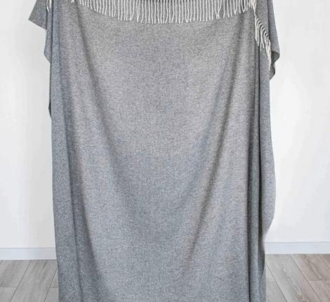 Плед шерстяной "БЕРИНГ" 170х200, серый 