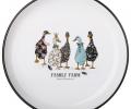 Тарелка обеденная "FAMILY FARM" 263-1413, диаметр 25,5 см