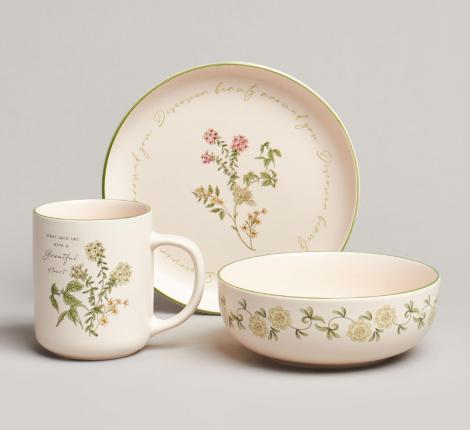 Набор посуды "SPRING FLOWERS" 260-1033, 3 предмета