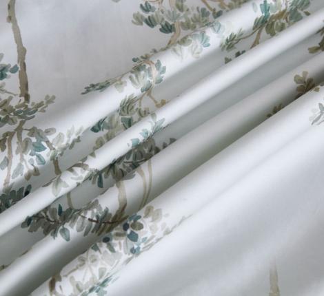 Постельное белье "Asabella" 2233-4S Мако-Сатин, 1,5 спальный