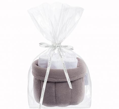 Набор махровых полотенец "Sofi de Marko" Donna (капучино), 30х30-6шт.