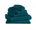 Полотенце махровое "Blanc des Vosges" UNI CEDRE (темно-бирюзовый), 30х30-2шт.