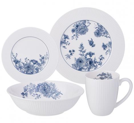 Набор посуды обеденный "ROYAL BLUE" на 4 персоны, 16 предметов