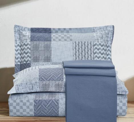 Постельное бельё "KARTEKS" Сатин печатный КВ-547.1, 2 спальный