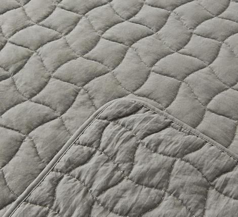 Покрывало "Sofi de Marko" Минелла (антрацит) Жатый сатин, 230х250