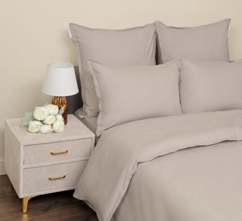 Постельное белье "Sofi de Marko" Саммер (светло-серый) Варёный хлопок, Евро